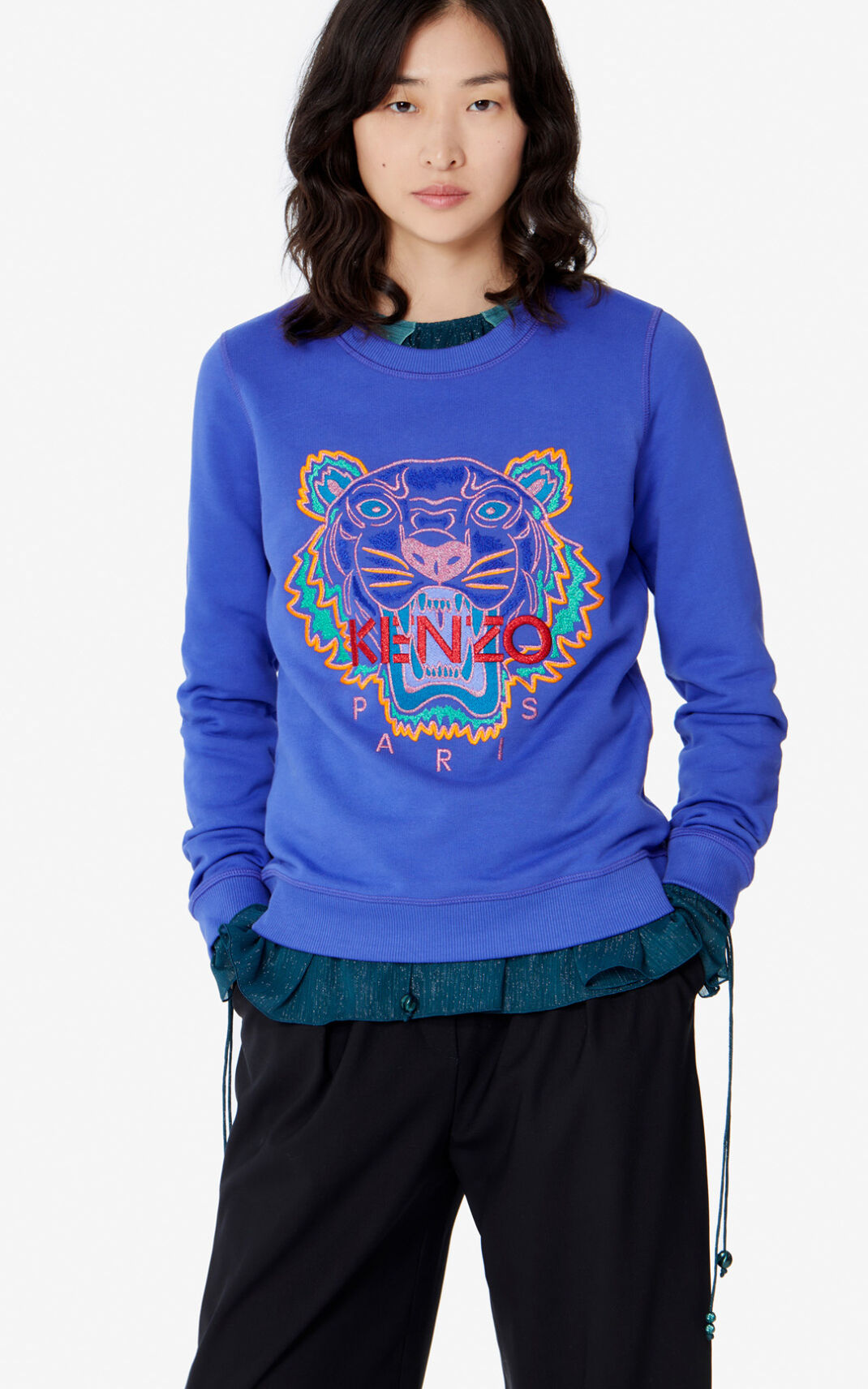 Sudadera Kenzo Tiger Mujer Moradas - SKU.4460827